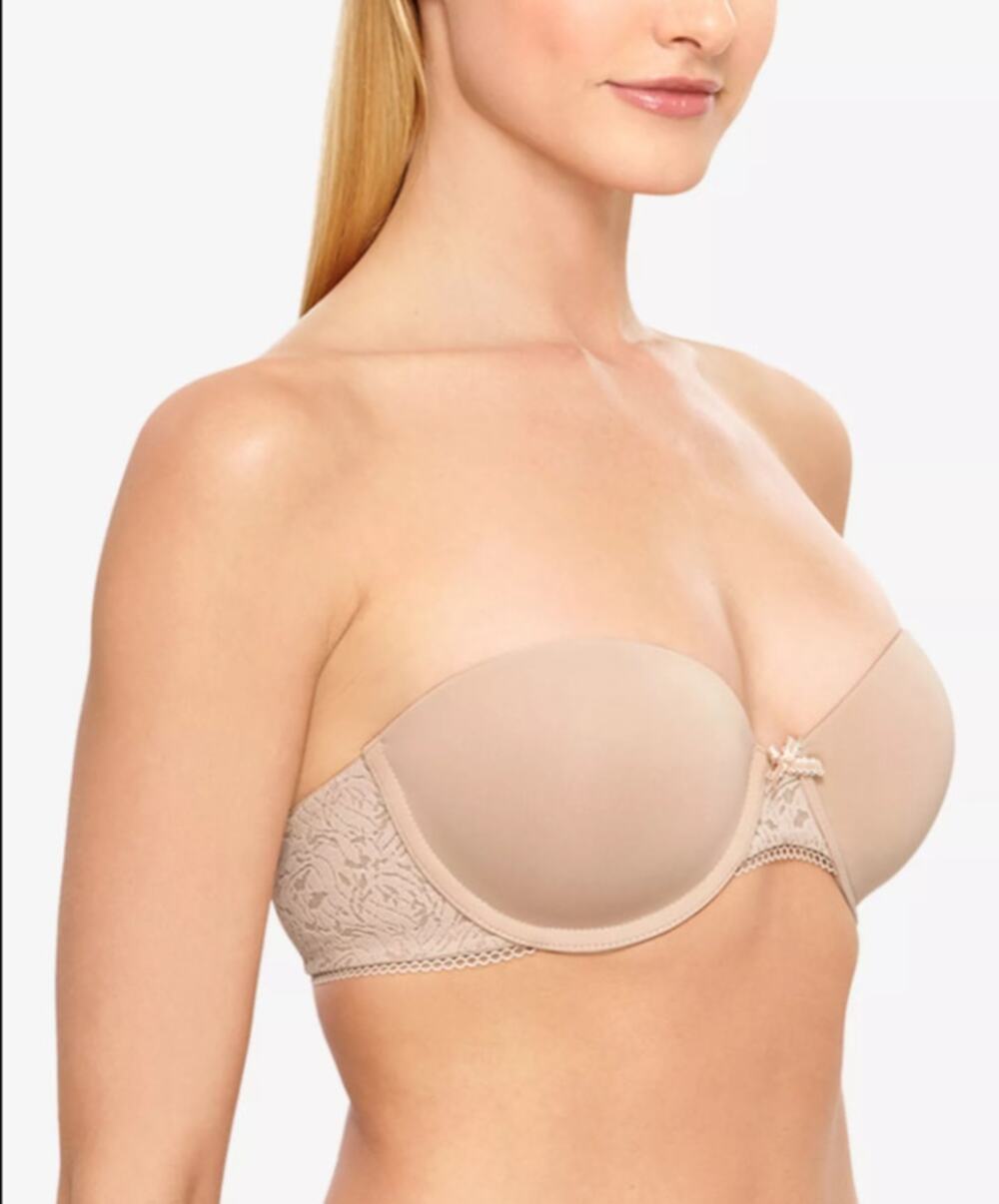 b.tempt'd by Wacoal Size 36DD Modern Method Strapless Picot-Trimmed Bra OS28-35